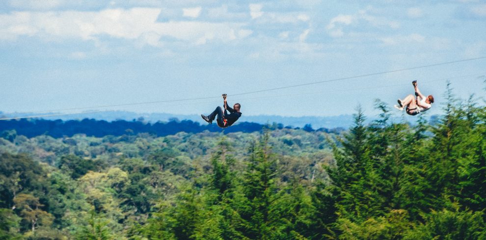 Ziplining at Kereita